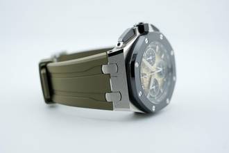 Thumbnail von Audemars Piguet Royal Oak Offshore Chronograph 43MM - Taupe Dial - Additional Strap - 26420SO.OO.A600CA.01 2023