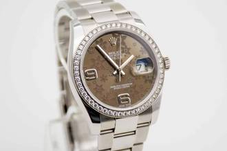 Thumbnail von Rolex Datejust 36 Floral LC100 Fullset aus Erstbesitz