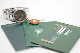 Thumbnail von Rolex Datejust 36 Floral LC100 Fullset aus Erstbesitz