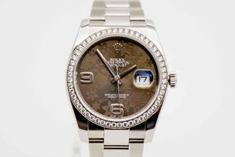 Thumbnail von Rolex Datejust 36 Floral LC100 Fullset aus Erstbesitz