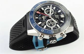 Thumbnail von TAG Heuer Carrera Heuer02 Twin-Time CBG2A1Z.FT6157 Full Set / New Watch