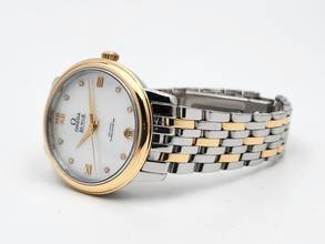 Thumbnail von Omega De Ville Prestige Butterfly Perlmutt Diamonds Full Set Austria