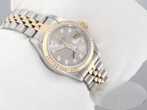 Thumbnail von Rolex Lady-Datejust Edelstahl Gelbgold 750 Diamanten Automatik Gold Stahl Stainless Steel 18kt Yellow Gold Jubilé-band Chronometer Oyster