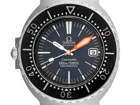 Omega Seamaster PloProf 1000 Ref.166.093 1971 original Box original Unpoliert Seamaster Ploprof 1000