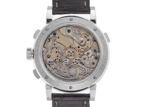 Thumbnail von A. Lange & Söhne Datograph Perpetual Ref.410.025 E Full Set Ungetragen Datograph Perpetual Ewiger Kalender 950 Platin Faltschließe