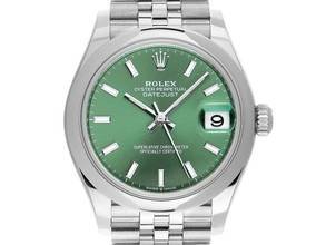 Thumbnail von Rolex Datejust 31 Medium Green Dial Ref.278240 2025 Full Set Ungetragen Datejust Medium Stahl Green Dial