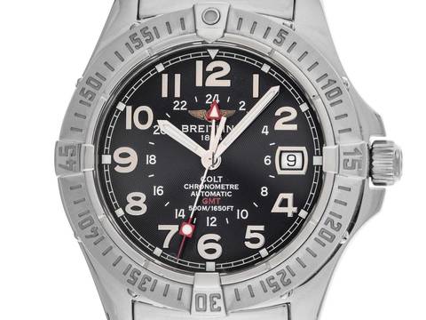 Breitling Colt GMT+ Ref.A32370 2004 original Box sehr gut Vintage Colt GMT