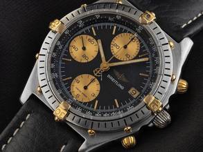 Thumbnail von Breitling Chronomat Ref.B13047 1990 original Box sehr gut Vintage Chronomat