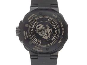 Thumbnail von Oris Force Recon GMT Ref.01 747 7715 7754 2019 sehr gut Vintage Force Recon GMT United States Marine Corps Titan Kautschuk Faltschließe