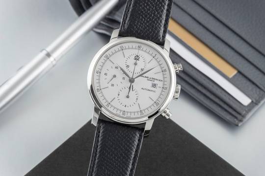 Baume & Mercier Classima Chronograph Stahl Automatik Ref. M0A68541 65533 B&P