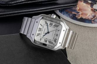 Thumbnail von Cartier Santos de Cartier Stahl Automatik Herrenuhr Ref. WSSA0009