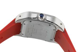 Thumbnail von Cartier Santos 100 Medium Automatik Edelstahl Herrenuhr Ref. W20106X8