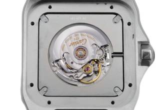 Thumbnail von Cartier Santos 100 Medium Automatik Edelstahl Herrenuhr Ref. W20106X8