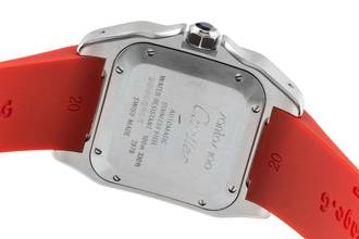 Thumbnail von Cartier Santos 100 Medium Automatik Edelstahl Herrenuhr Ref. W20106X8