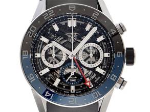 Thumbnail von TAG Heuer Carrera GMT Twin-Time Ref.CBG2A1Z.FT6157 2024 Full Set Ungetragen Carrera Chronograph Twin-Time Faltschließe