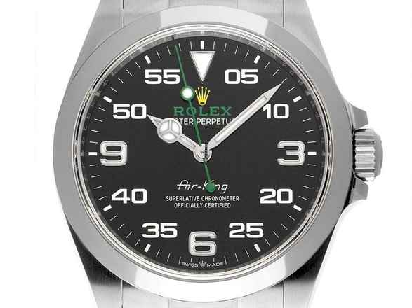  Rolex Air King Ref.126900 2022 Full Set wie Neu Air King 