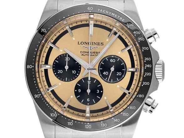  Longines Conquest Chronograph Ref.L3.835.4.32.6 2026 Full Set Ungetragen Conquest Chronograph 