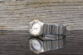 Thumbnail von Omega Constellation Ladies Quarz Lady UNGETRAGEN / NOS - Mother of Pearl Diamond Dial