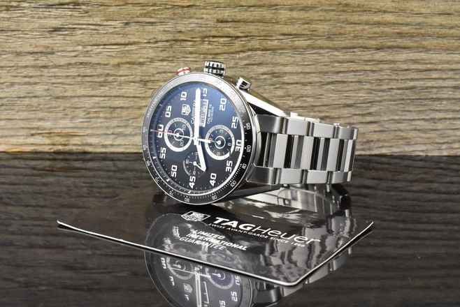 TAG Heuer Carrera Calibre 16 Day Date Chronograph SERVICE 2025 - Black Ceramic - Automatik 2016 
