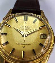 Thumbnail von Omega Constellation Solid Gold Vollgold De Luxe Vintage Automatic Automatik 14394 14393