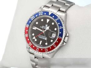 Thumbnail von Rolex GMT-Master II Stahl 16710 2001 Pepsi Automatik Edelstahl Herrenuhr Stainless Steel Oyster-band Chronometer Black Dial