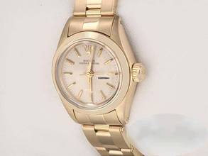 Thumbnail von Rolex Lady Oyster Perpetual Gelbgold 750 Automatik Damenuhr Gold Datejust
