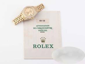 Thumbnail von Rolex Lady-Datejust Gelbgold 750 2000 Lc010 Diamanten Brillanten Automatik Gold