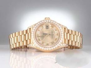 Thumbnail von Rolex Lady-Datejust Gelbgold 750 2000 Lc010 Diamanten Brillanten Automatik Gold