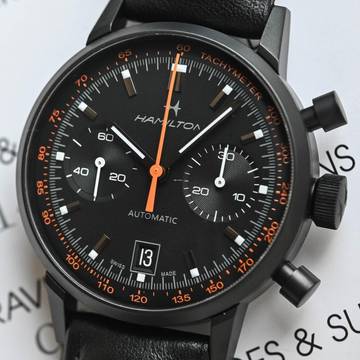  Hamilton Intra-Matic American Classic Intra-matic Auto Chrono NEW FULL SET 