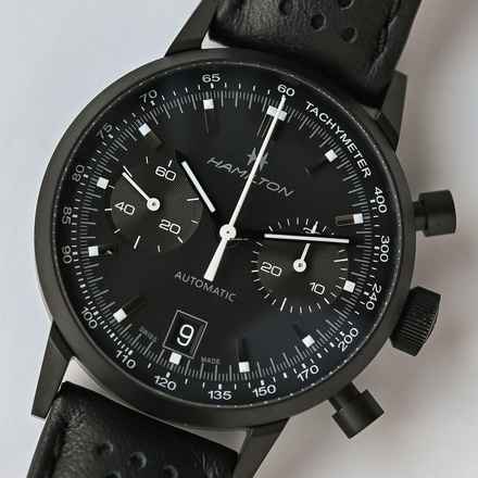  Hamilton Intra-Matic American Classic Intra-matic Auto Chrono NEW FULL SET 