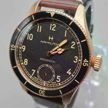  Hamilton Khaki Pilot Pioneer Aviation Pilot Pioneer Man's NEW FULL SET 