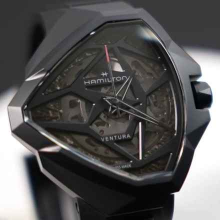  Hamilton Ventura Edge Skeleton Men's Automatic NEW FULL SET 