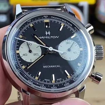  Hamilton Intra-Matic Chronograph H American Classic NEW FULL SET 