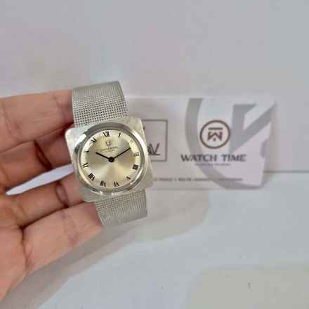 Universal Genève Vintage Vollweißgold Corda
