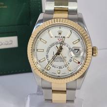 Thumbnail von Rolex Sky-Dweller Ouro & Aço White Dial 42mm Completo