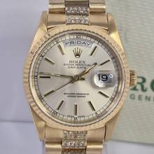 Thumbnail von Rolex Day-Date 36 36mm Presidente Yellow Gold & Diamonds Automático Completo