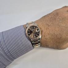 Thumbnail von Rolex Datejust 36 Ouro Rosé & Aço Chocolate Dial Automático Completo