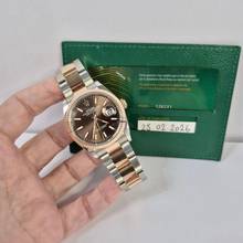 Thumbnail von Rolex Datejust 36 Ouro Rosé & Aço Chocolate Dial Automático Completo