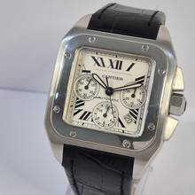Thumbnail von Cartier Santos 100 XL Chronograph Automático Completo