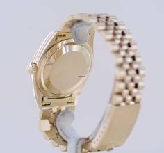 Thumbnail von Rolex Datejust 36 16238 Jubile Fluted Bezel Champager Dial 18K Gold Papers rar