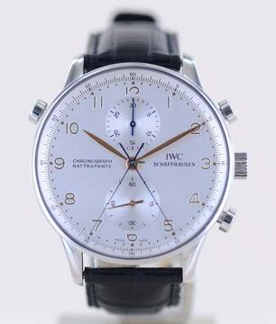 IWC Portugieser Chronograph Rattrapante Chronograph 41mm Klassiker Handaufzug