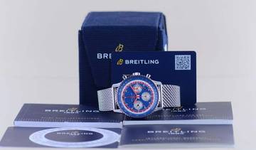 Thumbnail von Breitling Navitimer 1 B01 Chronograph 43 mm B01 Stahl Pan Am Edition blue dial B+P