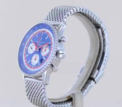 Thumbnail von Breitling Navitimer 1 B01 Chronograph 43 mm B01 Stahl Pan Am Edition blue dial B+P