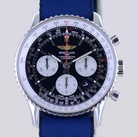  Breitling Navitimer 1 B01 Chronograph 43 mm B01 Chronograph Stahl black Dial Klassiker 