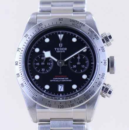  Tudor Black Bay Chrono Top Heritage B+P Diver Stahlband 