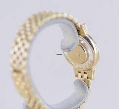 Thumbnail von Chopard Happy Diamonds Diamonds18K Gold Lady Goldband Baguette Luxus Top B+P