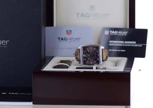 Thumbnail von TAG Heuer Monaco Lady Diamond brown Dial 37mm Steel Luxusuhr Klassiker B+P