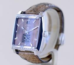 Thumbnail von TAG Heuer Monaco Lady Diamond brown Dial 37mm Steel Luxusuhr Klassiker B+P