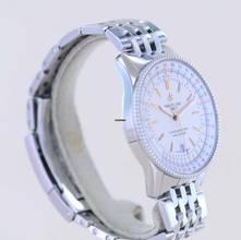 Thumbnail von Breitling Navitimer Automatic 41 Silver Date Chronometer Stahlband Faltschließe Top B+P