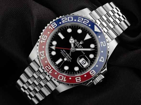  Rolex GMT-Master II Pepsi Ref.126710BLRO 2019 LC 100 Full Set wie Neu Vintage GMT Master II Pepsi 